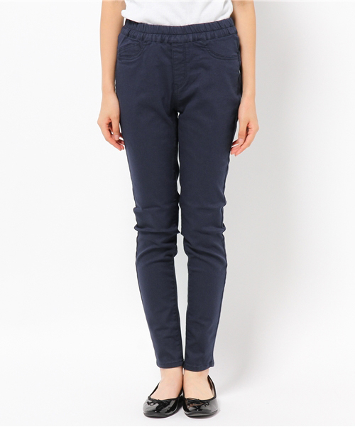 LBC（エルビーシー）の「コットンツイルスキニーパンツ   （その他パンツ・レディース・オリーブ/ネイビー/ブラック/ホワイト・MEDIUM/LARGE/SMALL）」の5枚目の写真