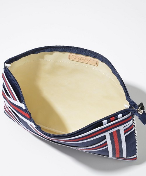 SOLPRESA（ソルプレーサ）の「テープクラッチバッグ（クラッチバッグ・レディース・ベージュ/ネイビー/キナリ・FREE）」の9枚目の写真