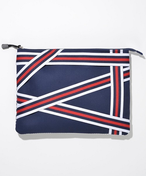 SOLPRESA（ソルプレーサ）の「テープクラッチバッグ（クラッチバッグ・レディース・ベージュ/ネイビー/キナリ・FREE）」の18枚目の写真