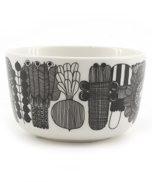 marimekko(マリメッコ)の「Siirtolapuutarha / bowl 2.5dl(食器・レディース・ホワイト×ブラック/ブルー・FREE)」の7枚目の写真