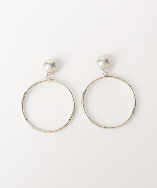 Another Edition（アナザーエディション）の「メタルサークルイヤリング（イヤリング・レディース・ゴールド/シルバー・FREE）」の2枚目の写真