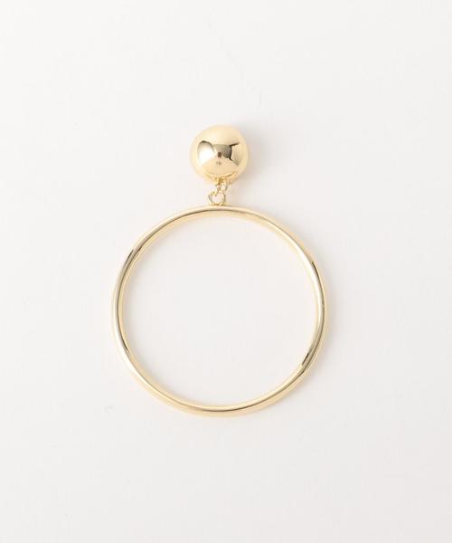 Another Edition（アナザーエディション）の「メタルサークルイヤリング（イヤリング・レディース・ゴールド/シルバー・FREE）」の3枚目の写真