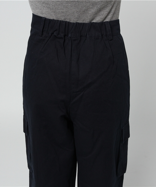 MERLOT（メルロー）の「コットンカーゴパンツ4875（カーゴパンツ・レディース・カーキ/ベージュ/ネイビー・FREE）」の8枚目の写真