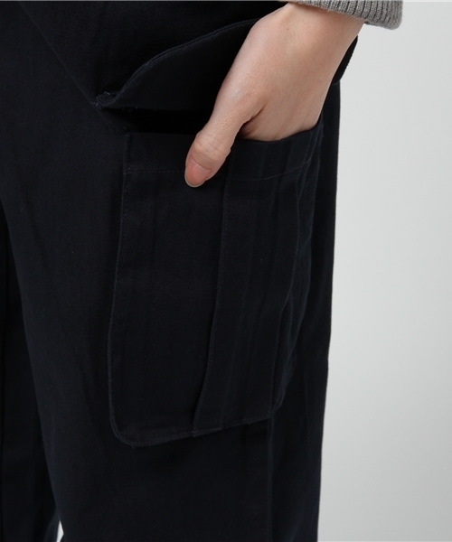 MERLOT（メルロー）の「コットンカーゴパンツ4875（カーゴパンツ・レディース・カーキ/ベージュ/ネイビー・FREE）」の9枚目の写真