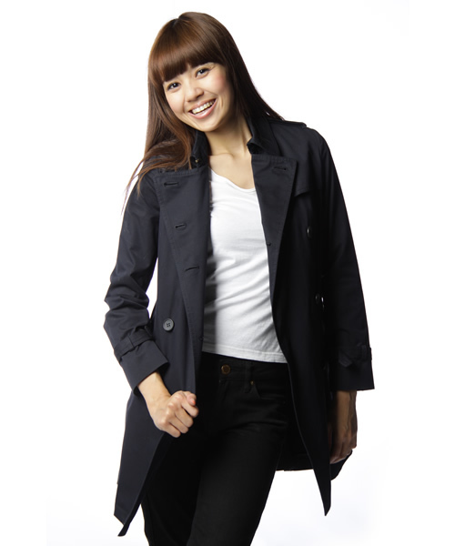 Another Edition（アナザーエディション）の「AE C チェックライナー トレンチ（トレンチコート・レディース・ベージュ/ネイビー・SMALL/MEDIUM）」の10枚目の写真