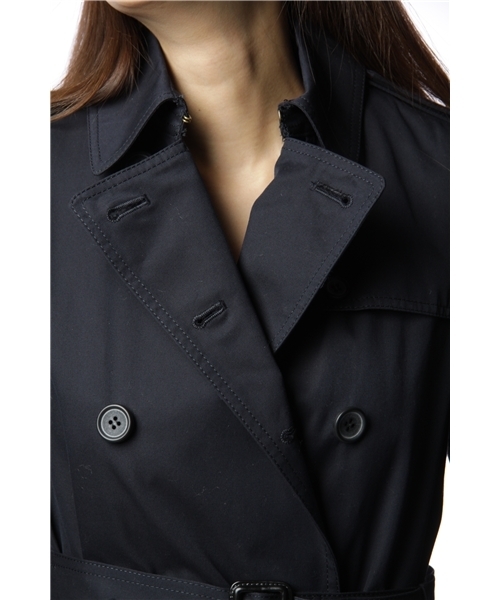 Another Edition（アナザーエディション）の「AE C チェックライナー トレンチ（トレンチコート・レディース・ベージュ/ネイビー・SMALL/MEDIUM）」の5枚目の写真