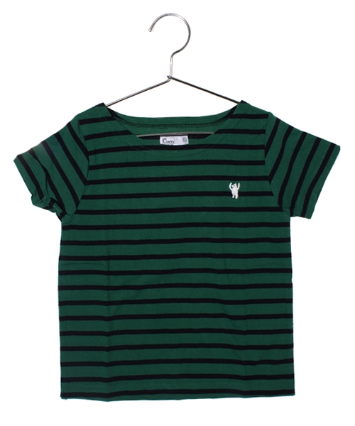 coen(コーエン)の「【InRed掲載】【KIDS】バスクボーダーカットソー(Tシャツ/カットソー・キッズ・ケリー/ロイヤルブルー・MEDIUM/LARGE/X-LARGE/XX-LARGE)」の2枚目の写真