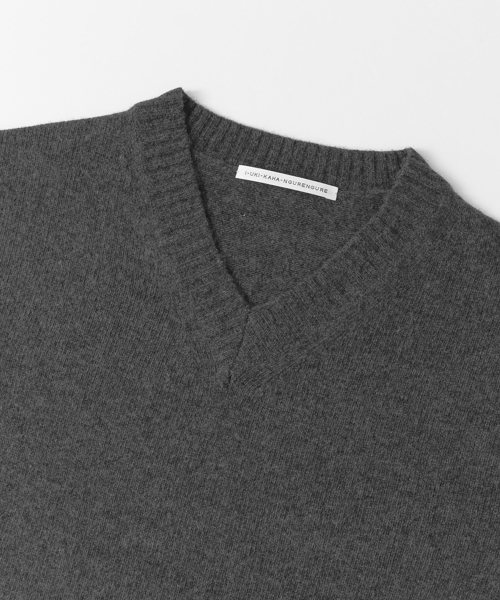 かぐれ（カグレ）の「オーバーニットプルオーバー（ニット/セーター・レディース・ベージュ/レッド/チャコールグレー・FREE）」の9枚目の写真