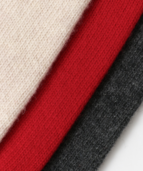 かぐれ（カグレ）の「オーバーニットプルオーバー（ニット/セーター・レディース・ベージュ/レッド/チャコールグレー・FREE）」の15枚目の写真