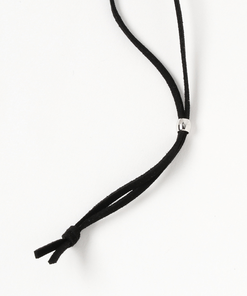 WEGO（ウィゴー）の「WEGO/レザーウッドプレートネックレス（ネックレス・メンズ・ブラック/ブラウン・FREE）」の3枚目の写真