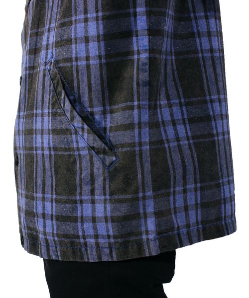 ８(eight)（エイト）の「チェック コーチジャケット ブルゾン（ブルゾン・メンズ・レッド/ブルー・MEDIUM/LARGE）」の12枚目の写真