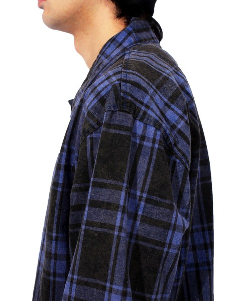 ８(eight)（エイト）の「チェック コーチジャケット ブルゾン（ブルゾン・メンズ・レッド/ブルー・MEDIUM/LARGE）」の15枚目の写真