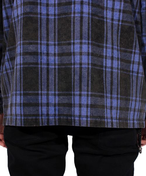 ８(eight)（エイト）の「チェック コーチジャケット ブルゾン（ブルゾン・メンズ・レッド/ブルー・MEDIUM/LARGE）」の17枚目の写真