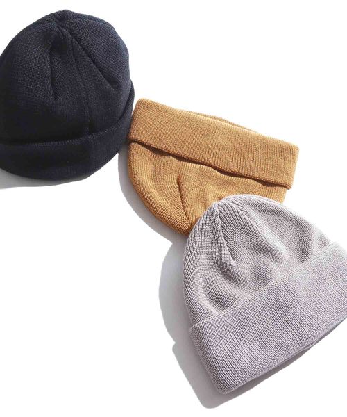 WEGO(ウィゴー)の「WEGO/ショートニットキャップ(ニットキャップ/ビーニー・メンズ・マスタード/グレー/ブラック・FREE)」の8枚目の写真