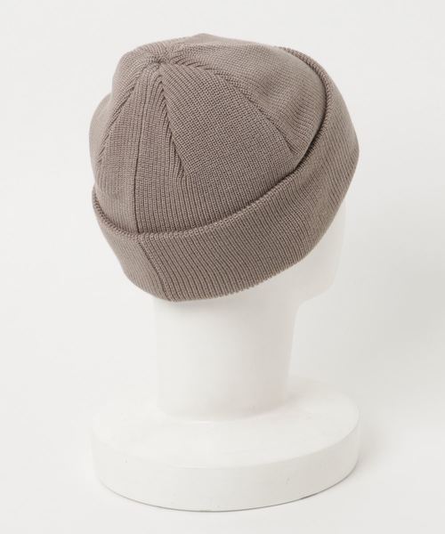 WEGO(ウィゴー)の「WEGO/ショートニットキャップ(ニットキャップ/ビーニー・メンズ・マスタード/グレー/ブラック・FREE)」の4枚目の写真