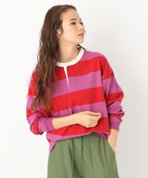 niko and... | オリジナル空紡糸ボーダーラガーシャツ【niko and ...】(Tシャツ/カットソー)