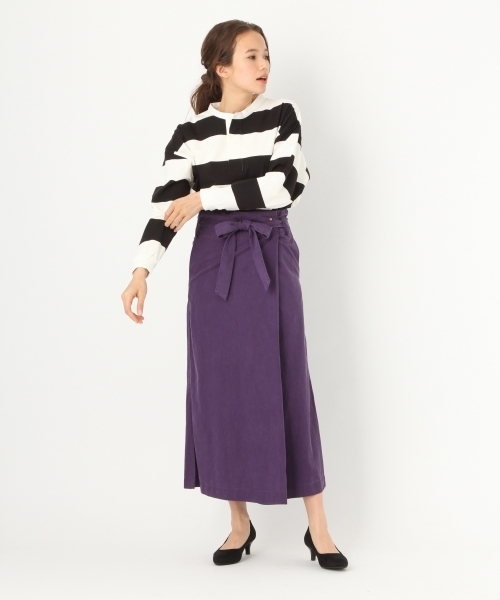 niko and...（ニコアンド）の「オリジナル空紡糸ボーダーラガーシャツ（Tシャツ/カットソー・レディース・ブラック/イエロー/レッド/ネイビー・LARGE/MEDIUM）」の19枚目の写真