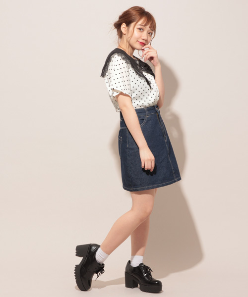 apres jour（アプレジュール）の「CONYドットエリレースブラウス【ZOZOTOWN限定アイテム】（シャツ/ブラウス・レディース・ホワイト/ブラック・フリー）」の19枚目の写真