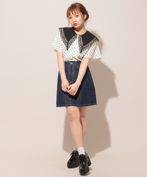 apres jour（アプレジュール）の「CONYドットエリレースブラウス【ZOZOTOWN限定アイテム】（シャツ/ブラウス・レディース・ホワイト/ブラック・フリー）」の20枚目の写真