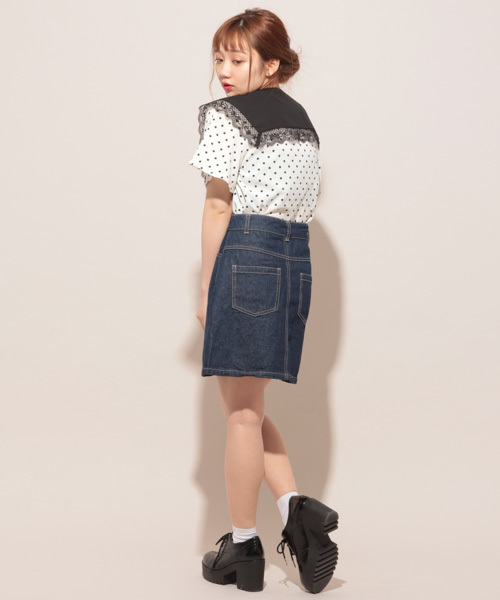 apres jour（アプレジュール）の「CONYドットエリレースブラウス【ZOZOTOWN限定アイテム】（シャツ/ブラウス・レディース・ホワイト/ブラック・フリー）」の21枚目の写真