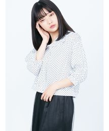 merry jenny | ドットフリルカラーブラウス(シャツ/ブラウス)