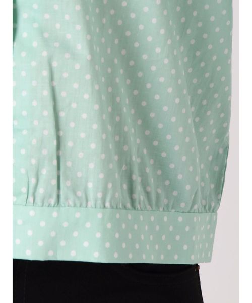 merry jenny（メリージェニー）の「ドットフリルカラーブラウス（シャツ/ブラウス・レディース・オフホワイト/ブラック/ミント・FREE）」の8枚目の写真