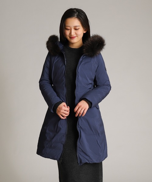 TATRAS(タトラス)の「TATRAS(タトラス) ISERA リバーシブルダウンコート LTA20A4706 VERY 12月号P.186掲載商品(ダウンジャケット/コート)」|ネイビー