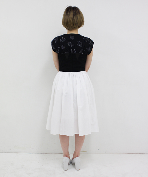 i（アイ）の「【i】　配色コルセットOP（ワンピース・レディース・ホワイト/ブラック・FREE）」の10枚目の写真