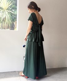 BACK RIBBON JERSEY SET UP/バックリボン　ジャージーセットアップ