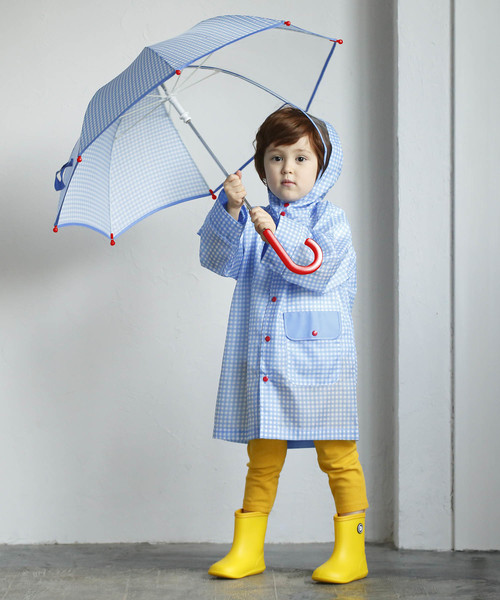 D by DADWAY（ディーバイダッドウェイ）の「レインコート（レインコート/ポンチョ・キッズ・ライトブルー/ブルー系その他/ベビーピンク/イエロー/チェリーピンク/ホワイト/スカイブルー・90cm/110cm/100cm）」の3枚目の写真