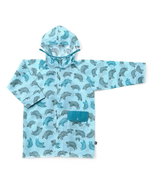 D by DADWAY（ディーバイダッドウェイ）の「レインコート（レインコート/ポンチョ・キッズ・ライトブルー/ブルー系その他/ベビーピンク/イエロー/チェリーピンク/ホワイト/スカイブルー・90cm/110cm/100cm）」の9枚目の写真