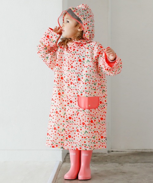 D by DADWAY（ディーバイダッドウェイ）の「レインコート（レインコート/ポンチョ・キッズ・ライトブルー/ブルー系その他/ベビーピンク/イエロー/チェリーピンク/ホワイト/スカイブルー・90cm/110cm/100cm）」の7枚目の写真