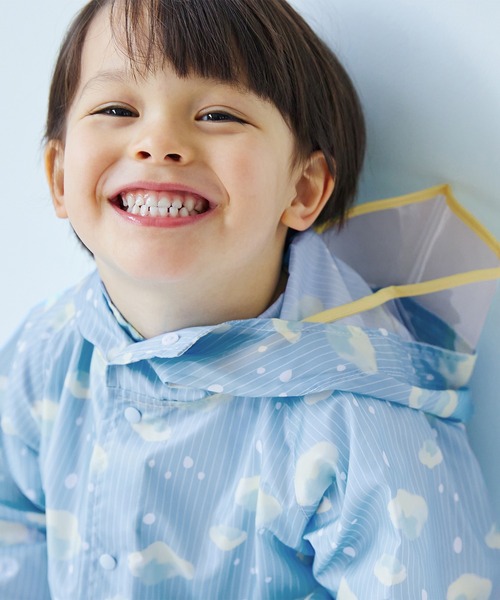 D by DADWAY（ディーバイダッドウェイ）の「レインコート（レインコート/ポンチョ・キッズ・ライトブルー/ブルー系その他/ベビーピンク/イエロー/チェリーピンク/ホワイト/スカイブルー・90cm/110cm/100cm）」の21枚目の写真