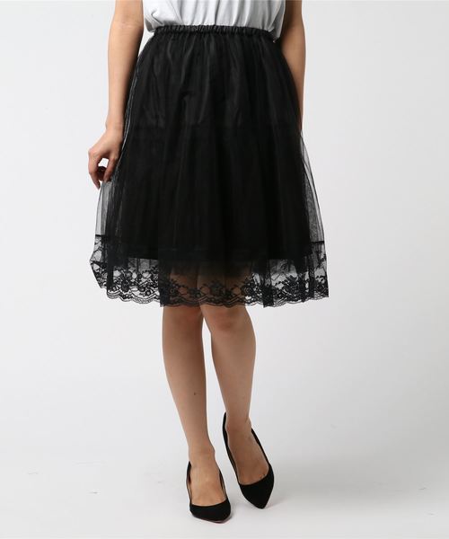 axes femme パニエ axes femme（アクシーズファム）の「チュール使いパニエ