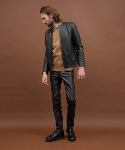 UNITED TOKYO（ユナイテッドトウキョウ）の「ネオスウェードサイドZIPプルオーバー（Tシャツ/カットソー・メンズ・キャメル/ブラック/カーキ・1/2/3）」の6枚目の写真