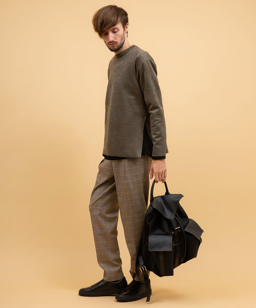 UNITED TOKYO（ユナイテッドトウキョウ）の「ネオスウェードサイドZIPプルオーバー（Tシャツ/カットソー・メンズ・キャメル/ブラック/カーキ・1/2/3）」の12枚目の写真