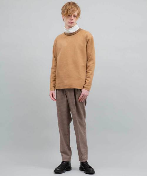 UNITED TOKYO（ユナイテッドトウキョウ）の「ネオスウェードサイドZIPプルオーバー（Tシャツ/カットソー・メンズ・キャメル/ブラック/カーキ・1/2/3）」の13枚目の写真