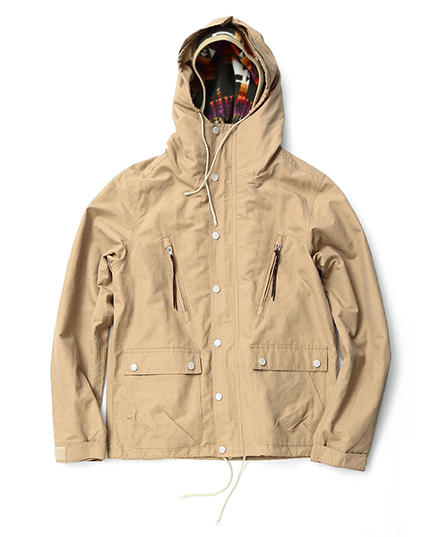 rehacer(レアセル)の「rehacer : Sure liner mountain parka(マウンテンパーカー・メンズ・カーキ/ベージュ/ブラック・MEDIUM/LARGE/SMALL)」の4枚目の写真