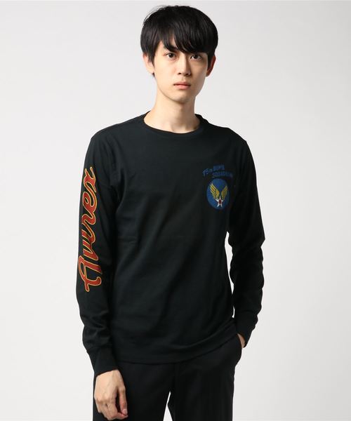 AVIREX（アヴィレックス）の「AVIREX/アヴィレックス/ピンナップガール Tシャツ/PINUP GIRL T-SHIRT TEMPTATION（Tシャツ/カットソー・メンズ・ホワイト/ブラック/ライトブルーグレー・MEDIUM/LARGE/X-LARGE/XX-LARGE）」の9枚目の写真