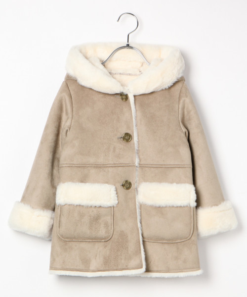 GLOBAL WORK（グローバルワーク）の「【キッズ】ムートンコート/800738（ムートンコート・キッズ・ベージュ/グレー・MEDIUM/SMALL/LARGE/XX-LARGE/X-LARGE）」の10枚目の写真