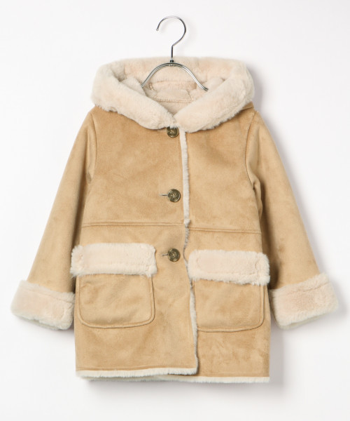 GLOBAL WORK（グローバルワーク）の「【キッズ】ムートンコート/800738