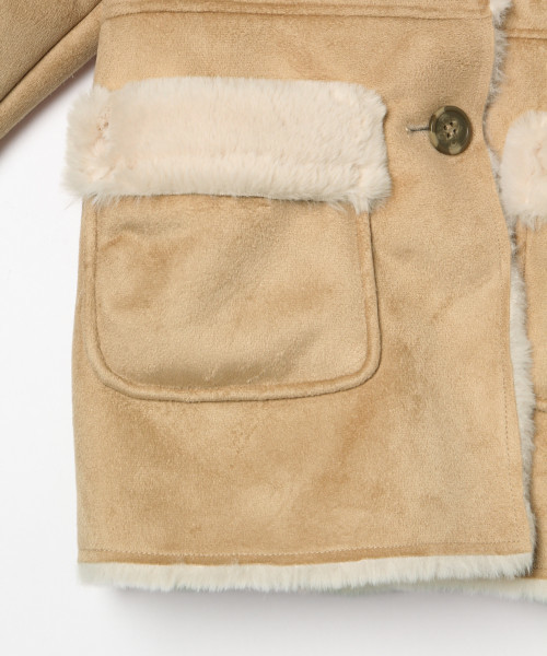 GLOBAL WORK（グローバルワーク）の「【キッズ】ムートンコート/800738（ムートンコート・キッズ・ベージュ/グレー・MEDIUM/SMALL/LARGE/XX-LARGE/X-LARGE）」の18枚目の写真