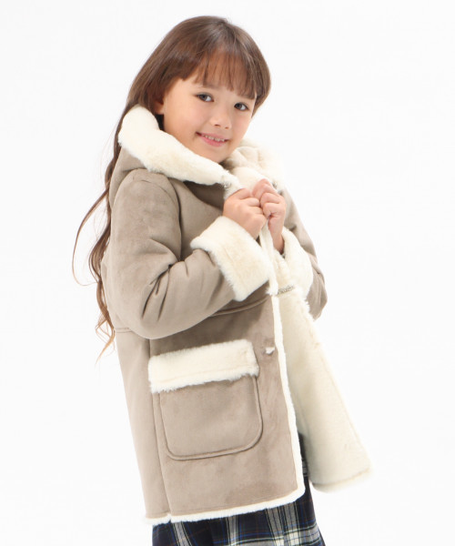 GLOBAL WORK（グローバルワーク）の「【キッズ】ムートンコート