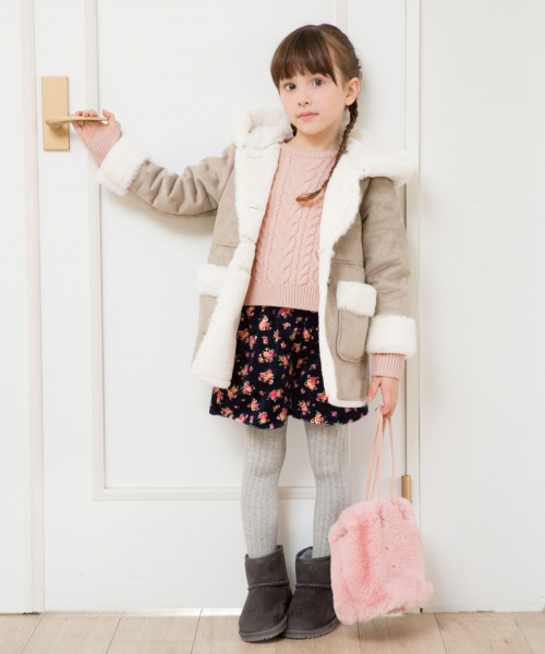 GLOBAL WORK（グローバルワーク）の「【キッズ】ムートンコート/800738（ムートンコート・キッズ・ベージュ/グレー・MEDIUM/SMALL/LARGE/XX-LARGE/X-LARGE）」の14枚目の写真