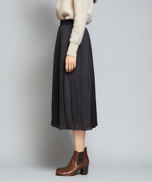 qualite（カリテ）の「ヴィンテージサテンプリーツスカーチョ（その他パンツ・レディース・ブラック/ベージュ/ブルー・フリー）」の9枚目の写真