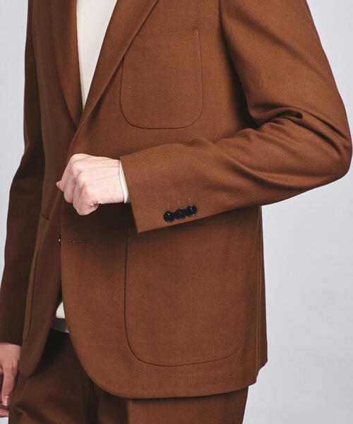 UNITED ARROWS(ユナイテッドアローズ)の「◇UAST ツイール 2ボタン ジャケット ◆(テーラードジャケット・メンズ・ブラウン・LARGE/X-LARGE/MEDIUM/SMALL)」の4枚目の写真