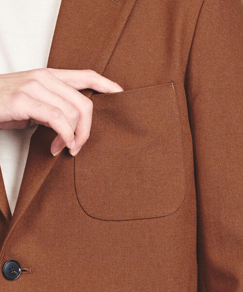 UNITED ARROWS(ユナイテッドアローズ)の「◇UAST ツイール 2ボタン ジャケット ◆(テーラードジャケット・メンズ・ブラウン・LARGE/X-LARGE/MEDIUM/SMALL)」の6枚目の写真