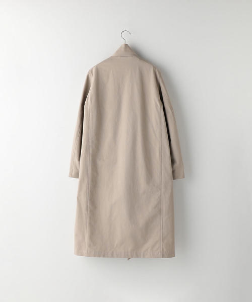 THE HINOKI ロングコート　ショップコート THE HINOKI_オーガニックコットンサテン バルマカーンコート - NODE