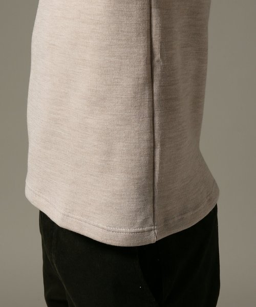 SAINT JAMES(セントジェームス)の「【SAINT JAMES / セントジェームス】ダブルフェイス ソリッド(ニット/セーター・メンズ・チャコールグレー/ベージュ/ネイビー・4/3/5)」の12枚目の写真