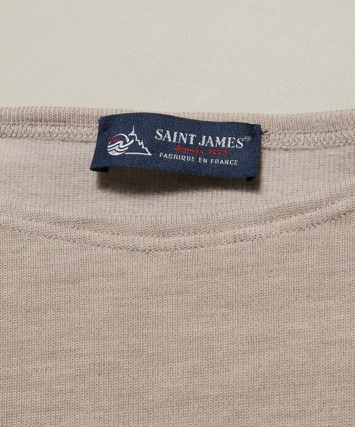 SAINT JAMES(セントジェームス)の「【SAINT JAMES / セントジェームス】ダブルフェイス ソリッド(ニット/セーター・メンズ・チャコールグレー/ベージュ/ネイビー・4/3/5)」の10枚目の写真